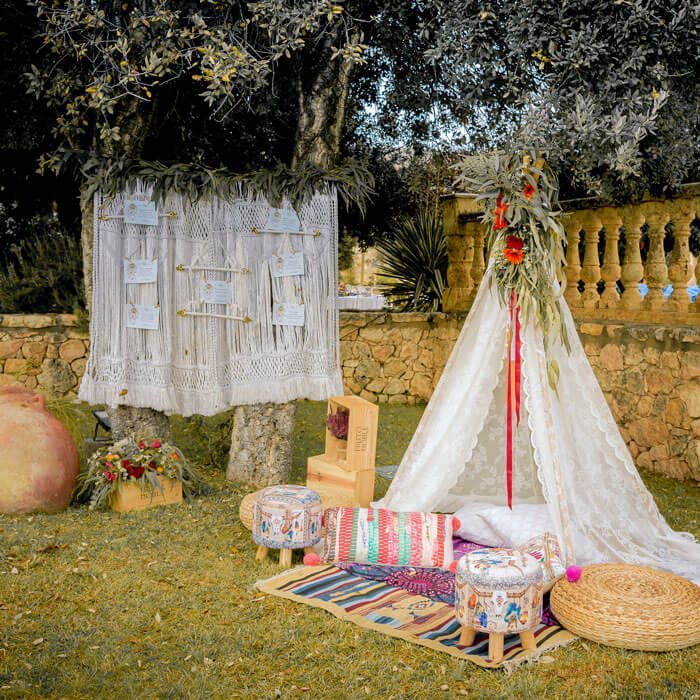 Wedding table layout