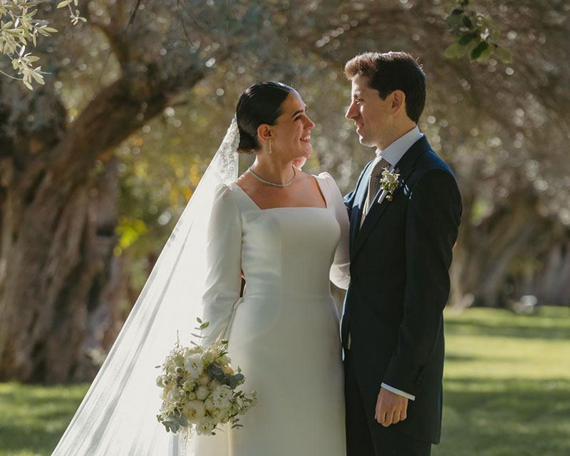 Pareja en Bodegas Francisco Gómez